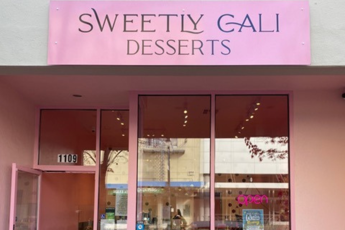 Facade of Sweetly Cali Desserts in San Rafael