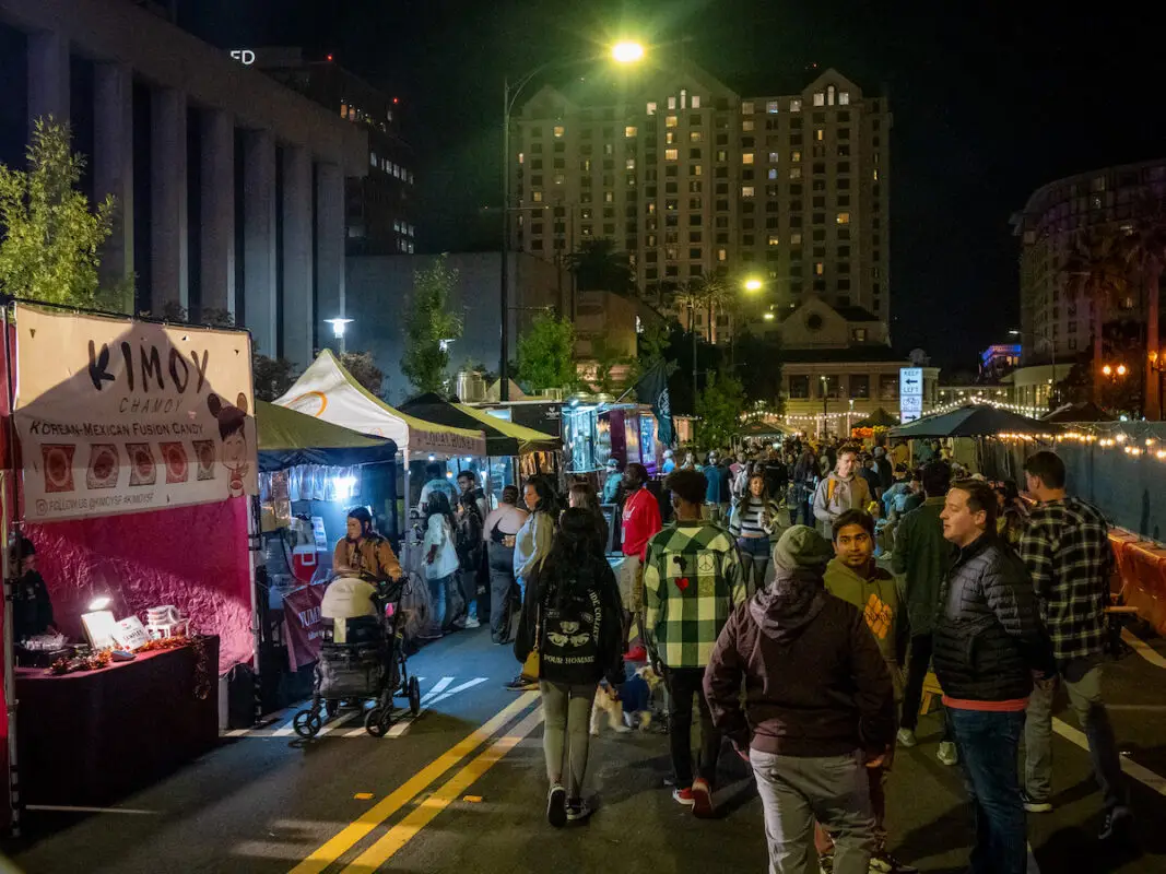 Culture Night Market Street Fair in San Jose, California