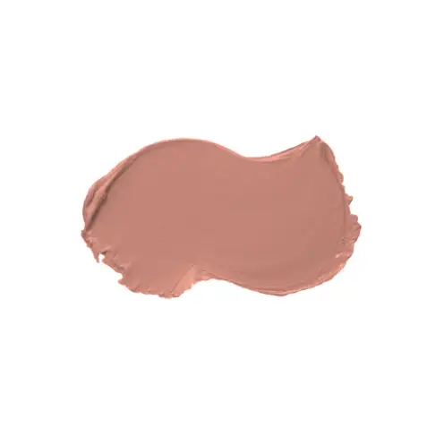 A smear of light brown, creamy substance, possibly from Margarita Cosmetics' foundation or concealer, on a white background. The texture appears smooth and slightly thick, indicative of a cosmetic product used for skin coverage or tinting.