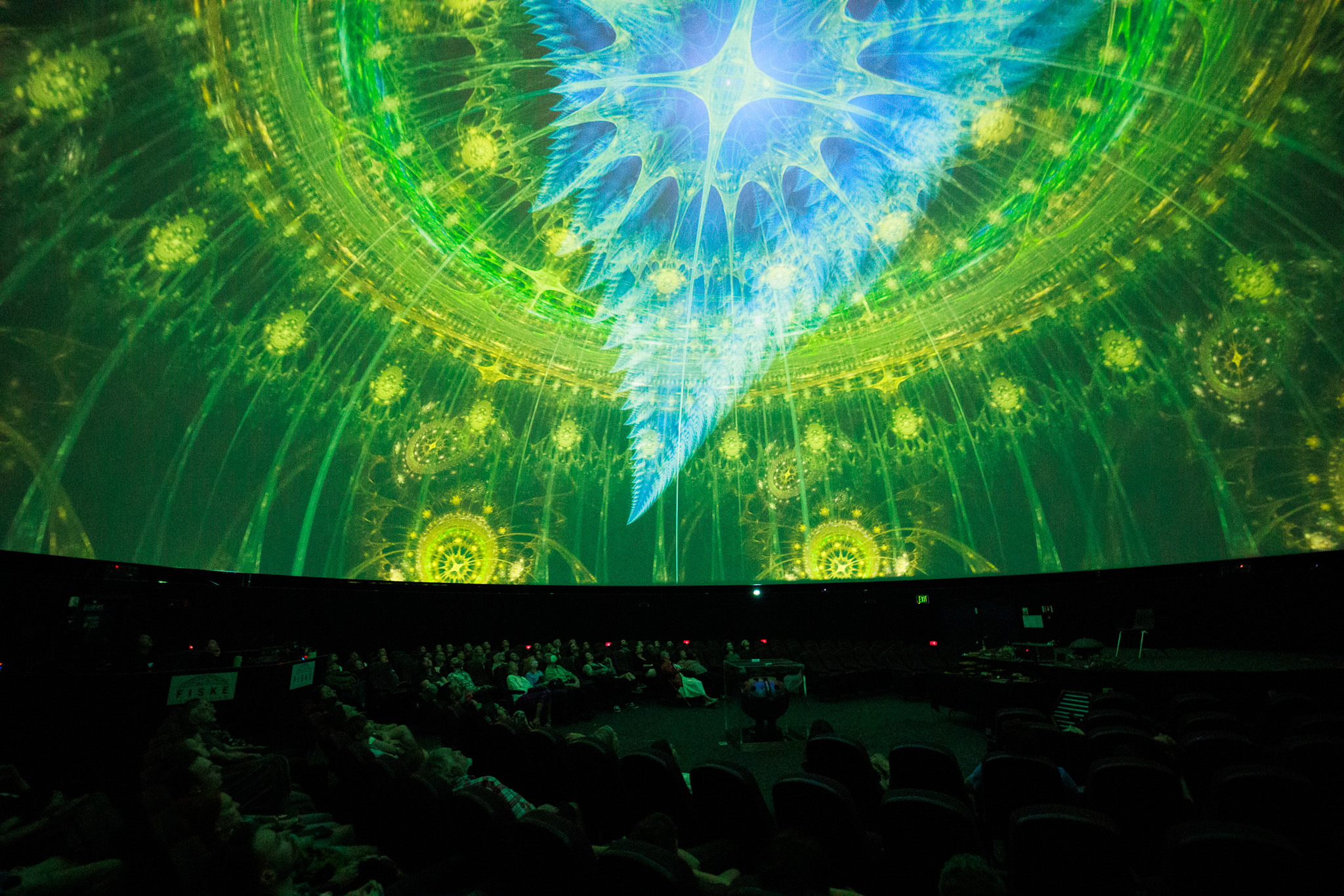 Qualia a multimuldia experience event at Chabot Space & Science Center