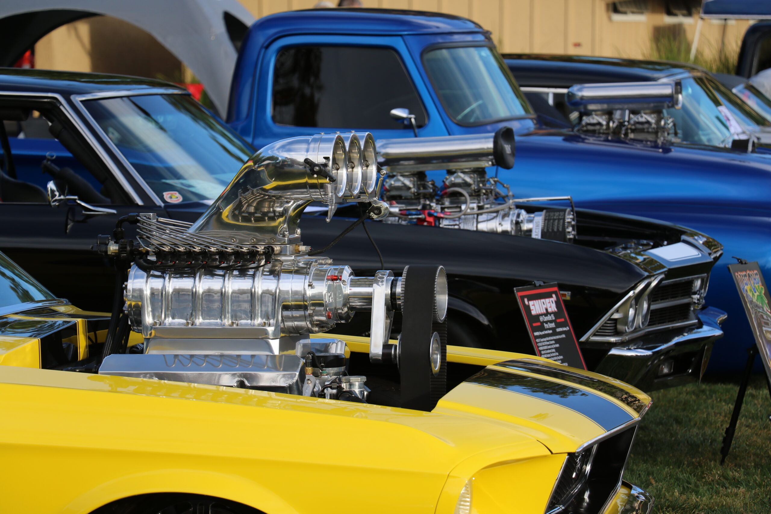 Cars and trucks at Fuel Curve Autumn Get Together, a GoodGuys car show in the East Bay Area
