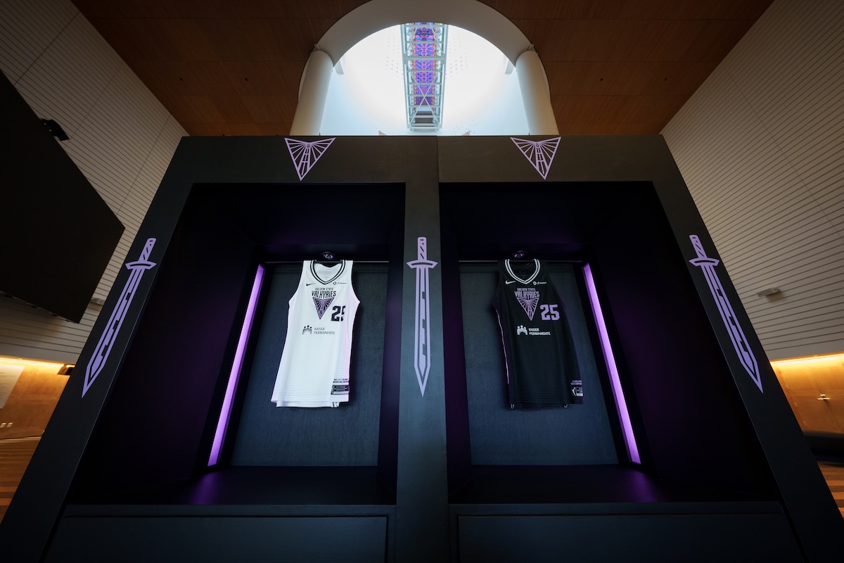 One black and one white jersey for the Golden State Valkyries
