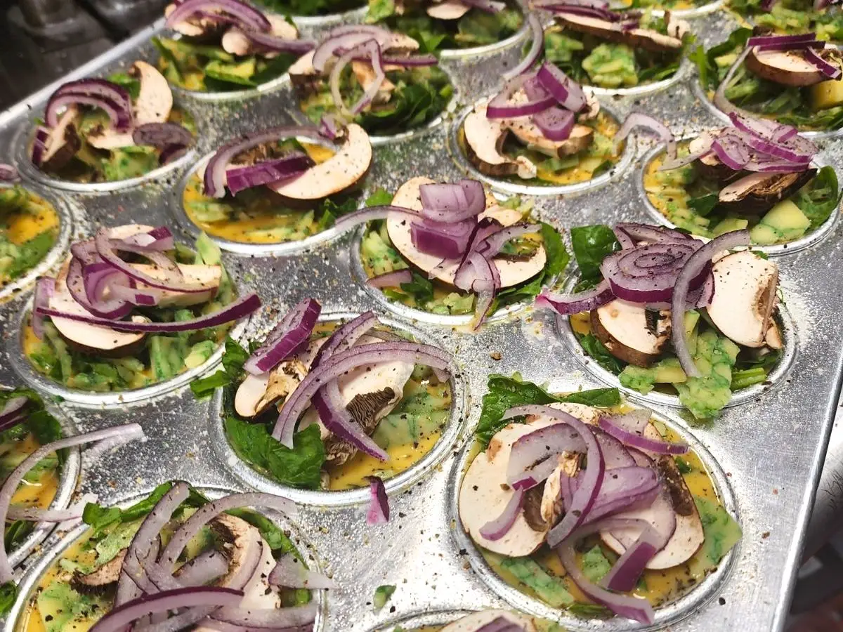 Veggie cups for lunch from North Bay restaurant Kitchen in Novato, California