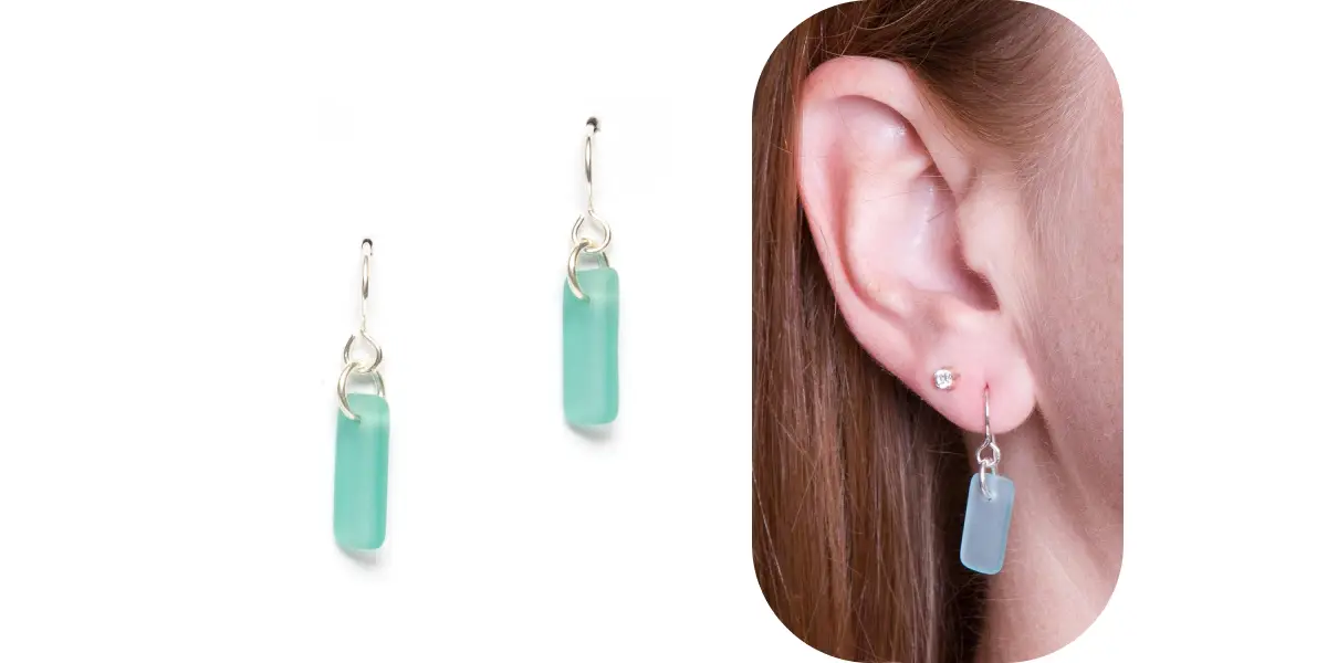 sea glass earrings amazon