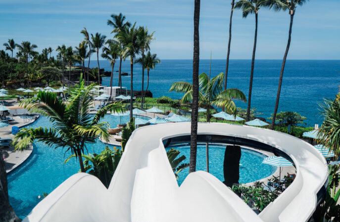 OUTRIGGER Kona Resort & Spa Oceanfront Pool 200 foot waterslide