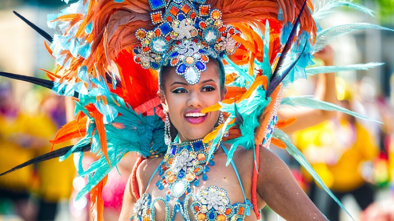 Carnaval dancer at San Francisco Carnaval