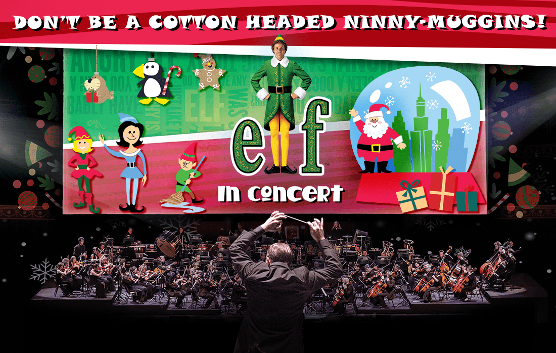Conductor leads orchestra at Elf in Concert