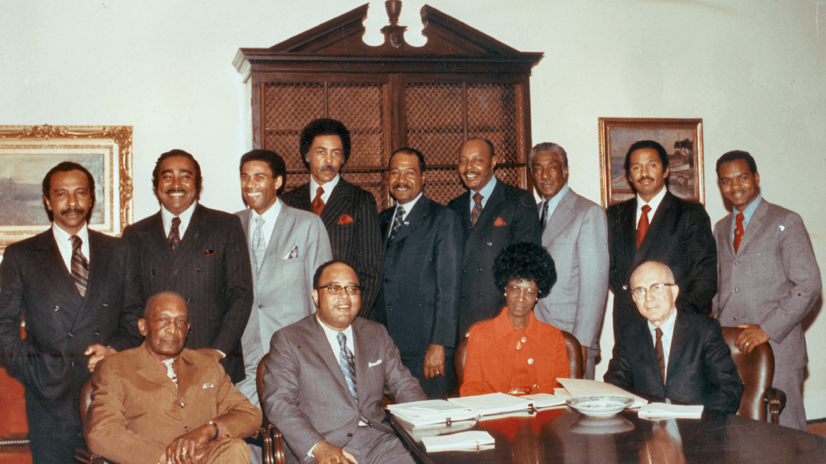 Founding members of the COngressional Black Caucus