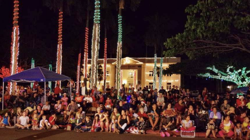 Lihue Annual Events, Kauai, Lights Parade