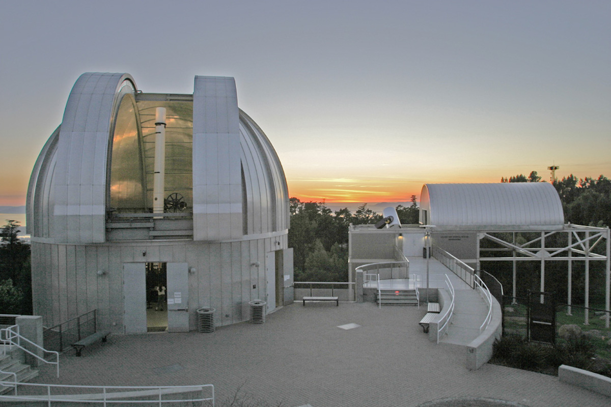 Chabot Space and Science Center's rooftop telescope dome