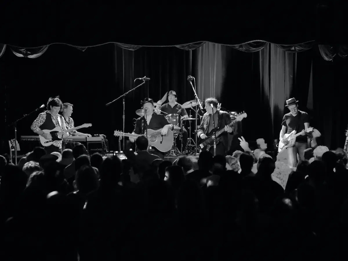 Petty Theft band playing onstage at Bimbos in San Francisco, California - coming to Monterey Peninsula.