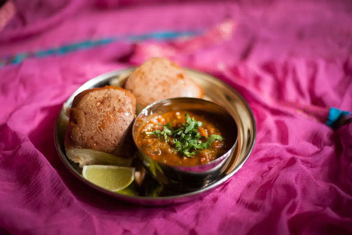 Pav bhaji curry from the East Bay Indian restaurant Vik's Chaat in Berkeley, California.