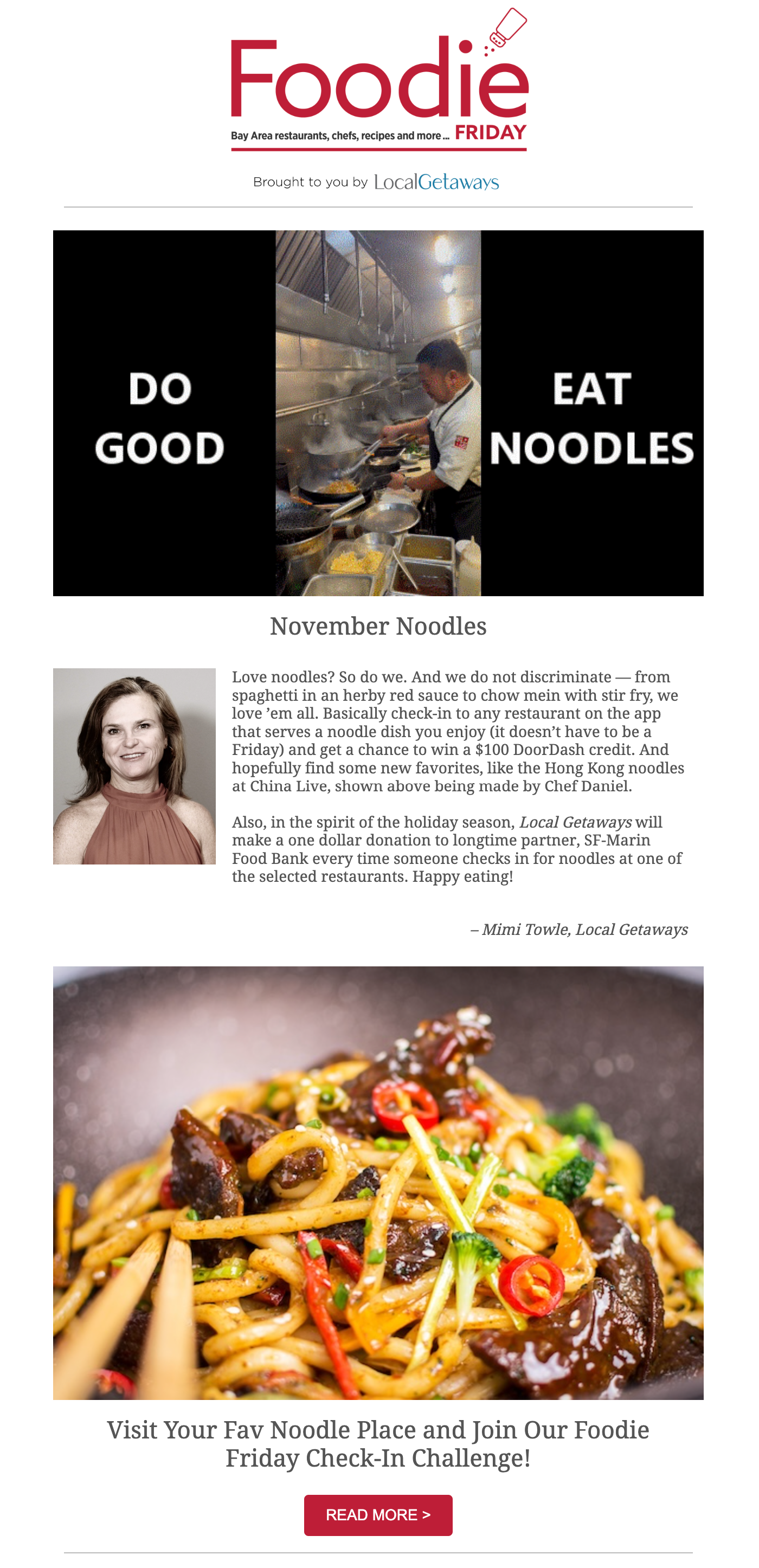 foodie friday newsletter