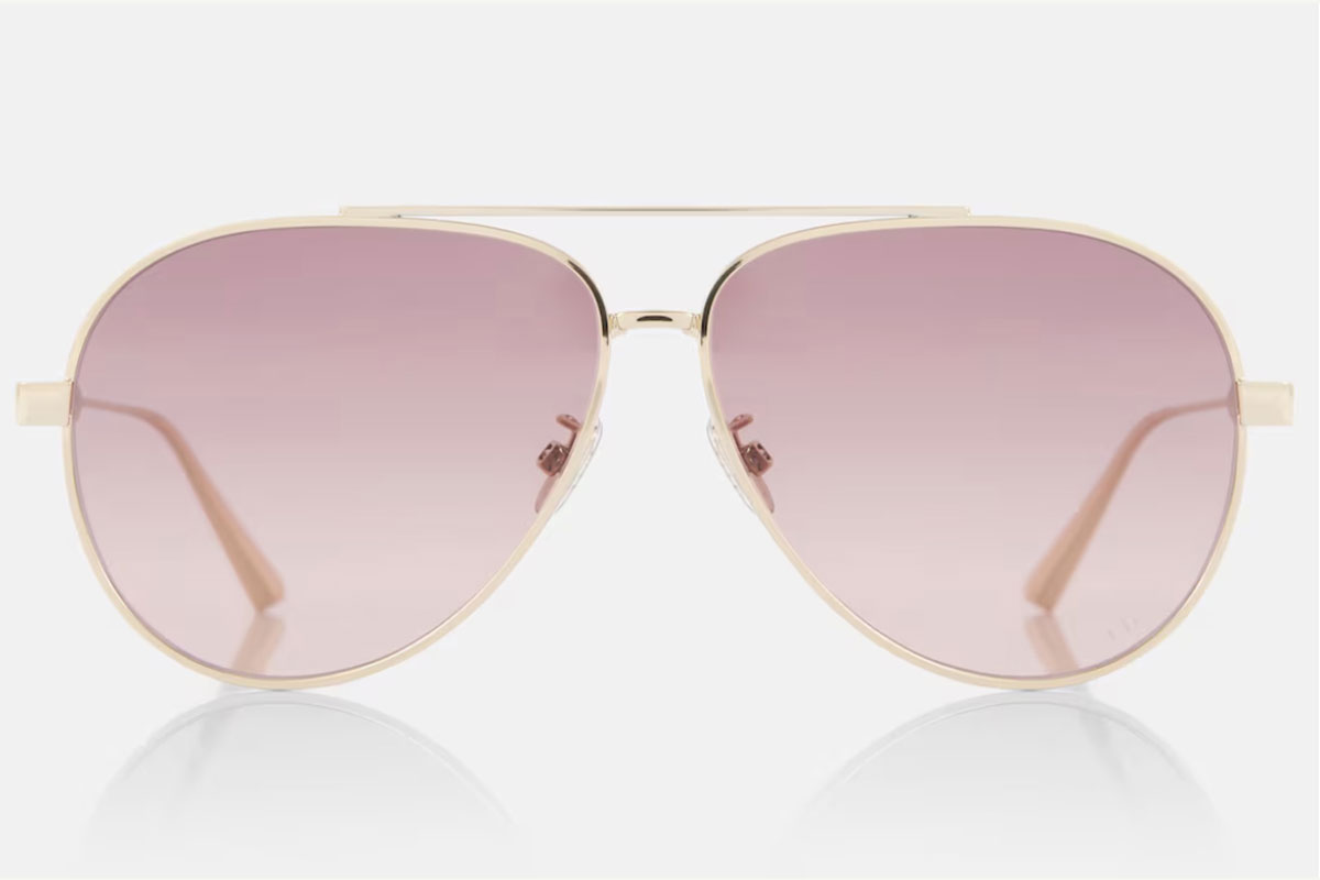 Dior Cannage Aviator Sunglasses