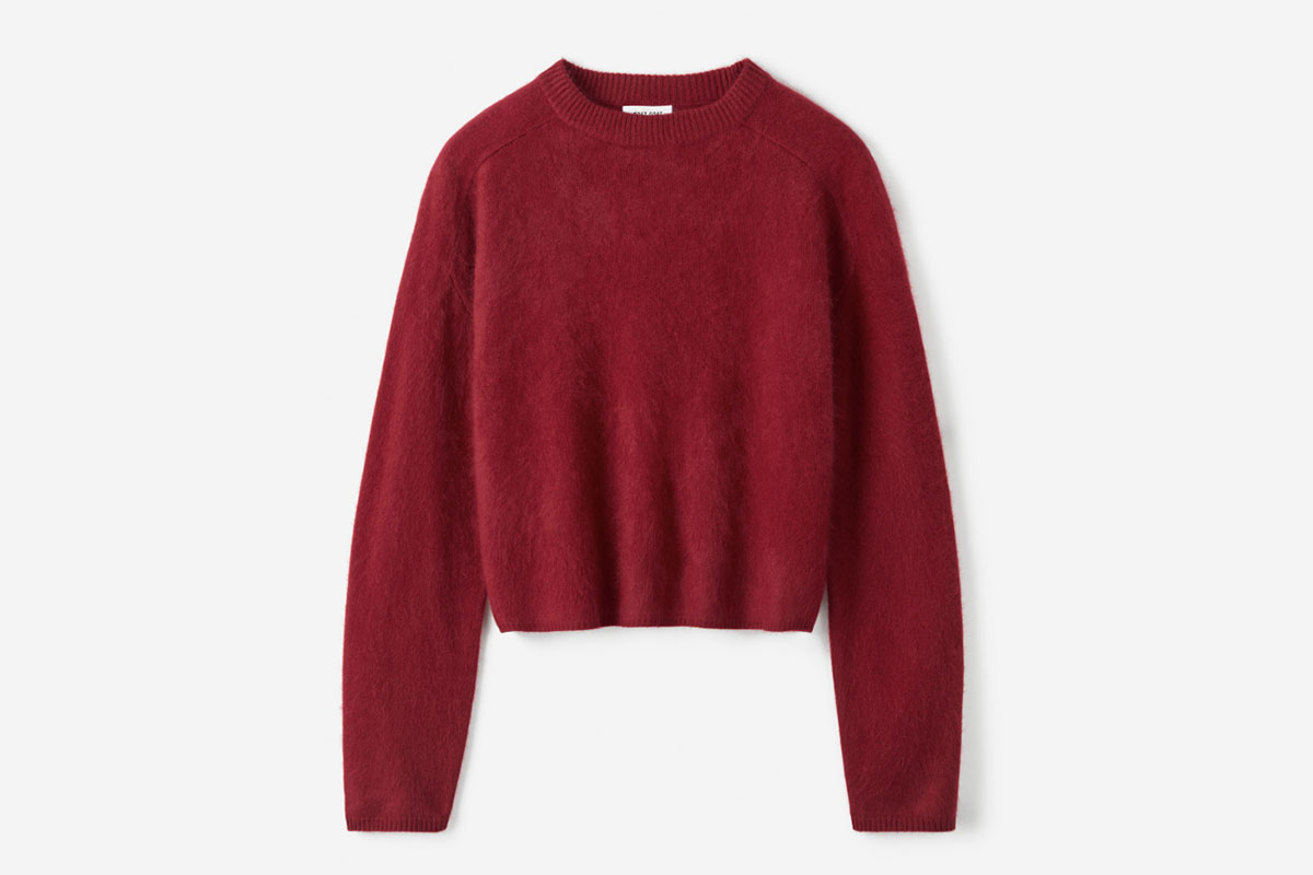 Soft Goat Brushed Crewneck