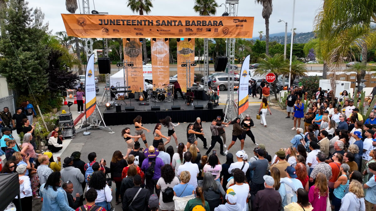 Juneteenth SB block party Courtesy Juneteenth Santa Barbara and Visit Santa Barbara