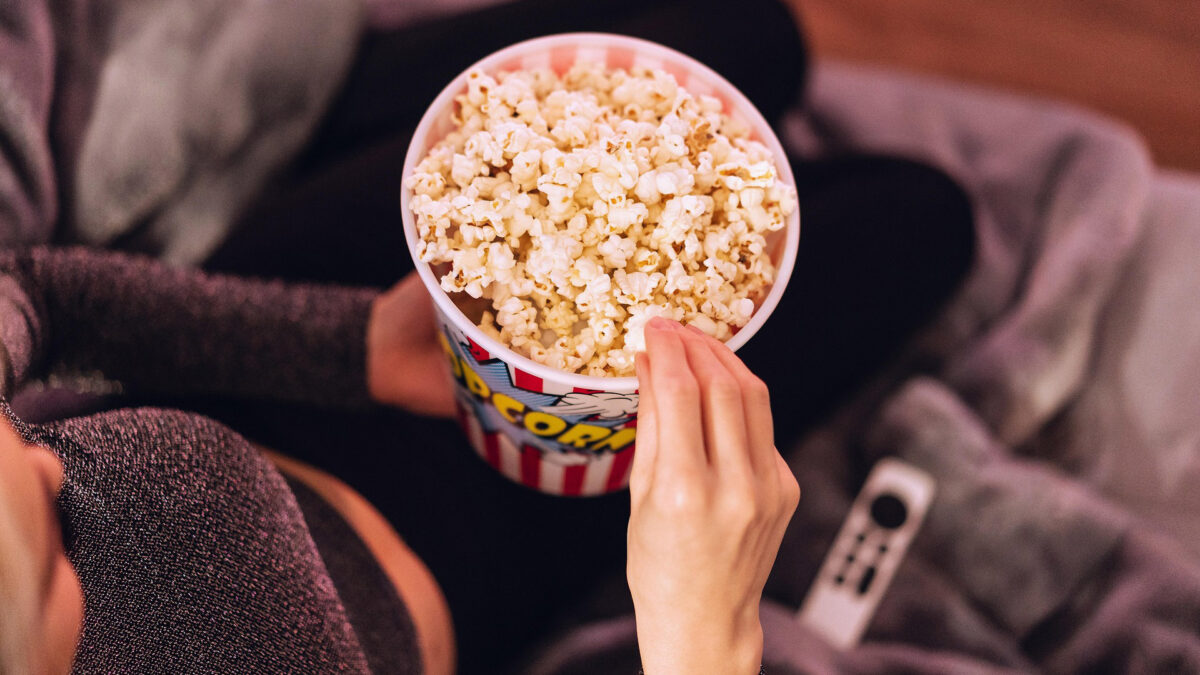 Ready to enjoy a movie