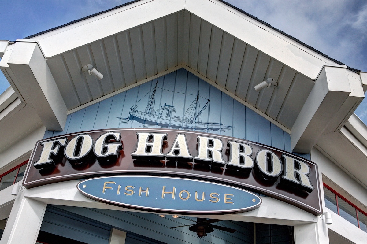 Fog Harbor Fish House sign