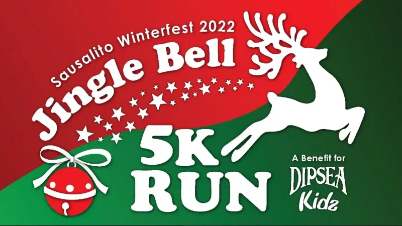 Flyer for Jingle Bell Run in Sausalito