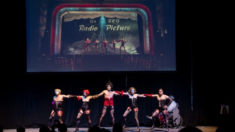 Shadow Cast dancers at Berkeley's Rocky Horror Picture Show Valentine's Day Special